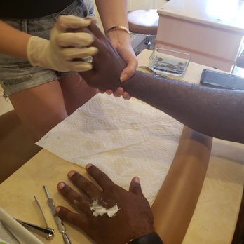 Tina's Nail & Spa - Bae is enjoying his manicure massage!! - Waxing Near Me - Philadelphia, Pennsylvania Tina's Nail & Spa - Bae is enjoying his manicure massage!! - Waxing Near Me - Philadelphia, Pennsylvania