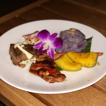 Old Lahaina Luau - Fish, beef, and chicken with vegetables - Performing Arts Near Me - Lahaina, Hawaii