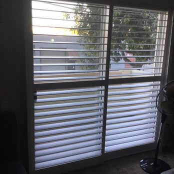 Mr. Miniblind - Sliding door shutter - Shades & Blinds Near Me Mr. Miniblind - Sliding door shutter - Shades & Blinds Near Me