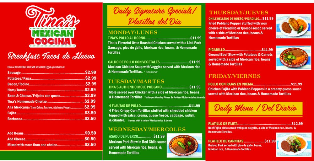 Tina’s Mexican Cocina