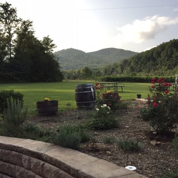 DuCard Vineyards - Beautiful setting next to a running stream. They are a small vineyard and were sold out of many wines! - Wineries Near Me - Etlan, Virginia