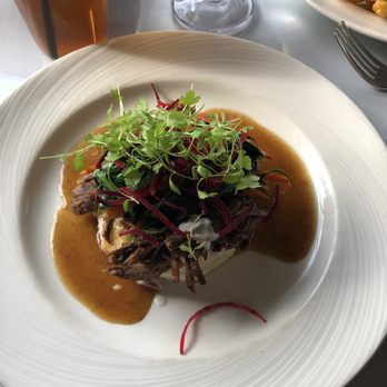 Roosevelt Room - $36 pot roast.  Looks good but dry and small. - American Near Me - Quinault, Washington