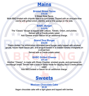 Menu photo 8 Breakaway Brewing San Antonio, TX