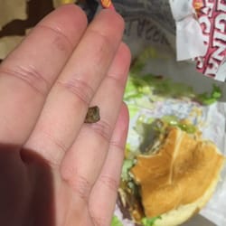 KFC - Do I have the worst luck?? Wood chip found in spicy zinger