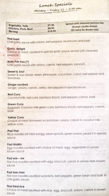Menu photo 4 Bamboo Thai Toppenish, WA Menu photo 4 Bamboo Thai Toppenish, WA