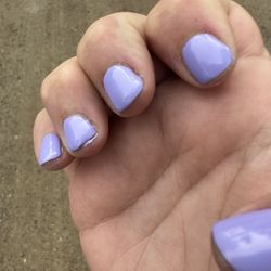The Polish Bar - No clean up of the edges, went over the nail