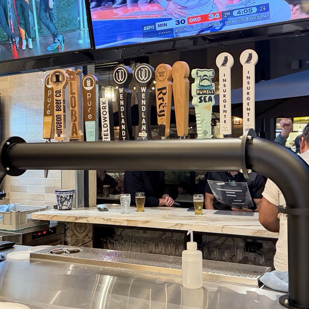 Los Tacos - Craft Beer taps - Tacos Near Me - Carlsbad, California