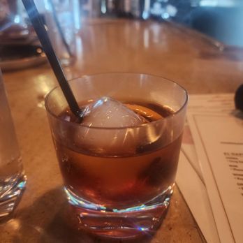 Quad Houston - a drink with ice in a glass - Sports Bars Near Me - Houston, Texas