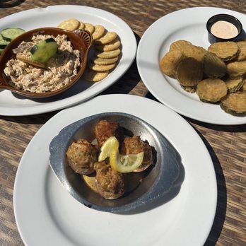 Toccoa Riverside Restaurant - Smoked fish dip, crab stuffed mushrooms, fried pickles - Seafood Near Me - Blue Ridge, Georgia Toccoa Riverside Restaurant - Smoked fish dip, crab stuffed mushrooms, fried pickles - Seafood Near Me - Blue Ridge, Georgia