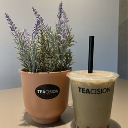 Strawberry Matcha with honey boba Strawberry Matcha with honey boba