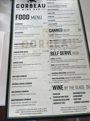Menu photo 8 Corbeau Wine Bar Trussville, AL