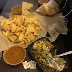 Burrito Bandito | Anderson - Chips, salsa and the burrito bowl.