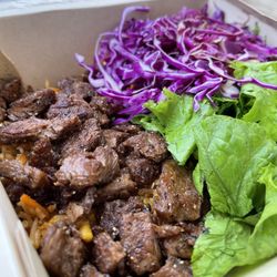 Plantastic Indy - Steak Hibachi meal was yummy - 25oz for $24 (enough for 2 days or 2 people)