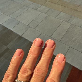Elegant Nails - My dip powder nails. I keep them short . Excellent job light as can be - Nail Salons Near Me - Santa Fe, New Mexico
