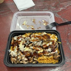 Crave shack - Jerk Chicken Over Rice