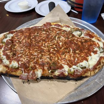 Abbie's - Pepperoni, jalepeno, green olive. Perfection - Pizza Near Me - Bondurant, Iowa