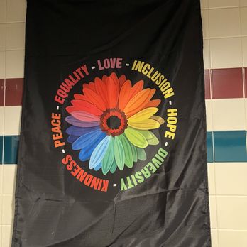 The Breakfast Spot - DEI flag in the bathroom. - Breakfast & Brunch Near Me - Lake George, New York