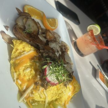 RJ Skillets - green chile brisket omelette - Mexican Near Me - Portland, Oregon RJ Skillets - green chile brisket omelette - Mexican Near Me - Portland, Oregon