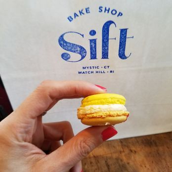 Sift Bake Shop - Mimosa macaron - Bakeries Near Me - Mystic, Connecticut Sift Bake Shop - Mimosa macaron - Bakeries Near Me - Mystic, Connecticut