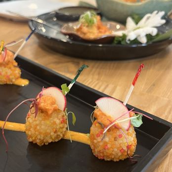Kage Sushi - Crispy Rice with Spicy Tuna - Sushi Bars Near Me - Centerton, Arkansas Kage Sushi - Crispy Rice with Spicy Tuna - Sushi Bars Near Me - Centerton, Arkansas
