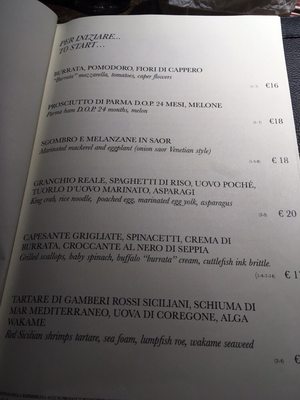Menu photo 2 Osteria Da Carla Venezia, VE Menu photo 2 Osteria Da Carla Venezia, VE