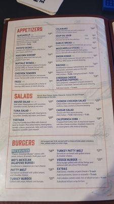 Menu photo 3 Mo's Place Playa Del Rey, CA Menu photo 3 Mo's Place Playa Del Rey, CA