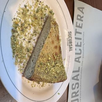 Sucursal Aceitera - Pistachio cheesecake - Tapas Bars Near Me - Barcelona, B Sucursal Aceitera - Pistachio cheesecake - Tapas Bars Near Me - Barcelona, B