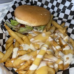 Beanos Kitchen - Teriyaki Grilled Chicken Sandwich with Cheesy Ranch Fries