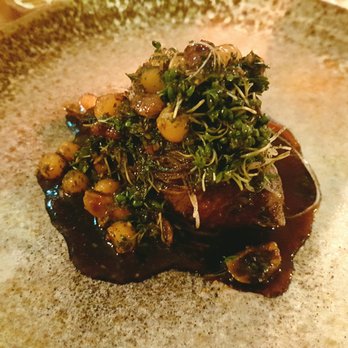 Restaurant Spontan - Mørbrad, kartofler, oliven og røget marv - Scandinavian Near Me - København