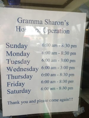 Menu photo 3 Gramma Sharon's Family Restaurant Williston, ND Menu photo 3 Gramma Sharon's Family Restaurant Williston, ND