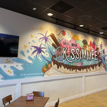 The Crazy Mason Milkshake Bar - Mural - Desserts Near Me - Kissimmee, Florida