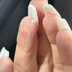 Fancy Nails - The chunk of acrylic