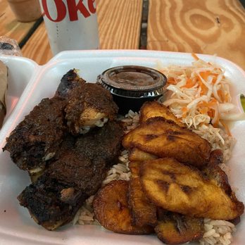 Flame’s Jamaican Grill and Catering - Jerk chicken plate - Caribbean Near Me - Austin, Texas Flame’s Jamaican Grill and Catering - Jerk chicken plate - Caribbean Near Me - Austin, Texas
