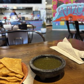 La Pizca - Chips and incredible salsa. Pretty spicy - Latin American Near Me - Arroyo Grande, California La Pizca - Chips and incredible salsa. Pretty spicy - Latin American Near Me - Arroyo Grande, California