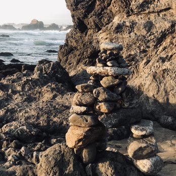 Glass Beach - Rocks - Beaches Near Me