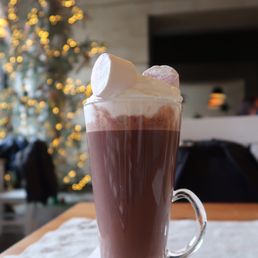 Hot choc with marshmallows