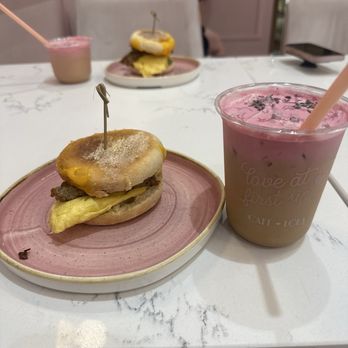 Cafe Lola - Granny's breakfast sandwich with sausage. - Bakeries Near Me - Las Vegas, Nevada Cafe Lola - Granny's breakfast sandwich with sausage. - Bakeries Near Me - Las Vegas, Nevada