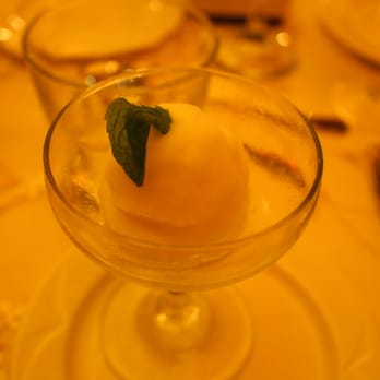 Queen Mary Weddings - lemon sorbet - palate cleanser - Wedding Planning Near Me - Long Beach, California