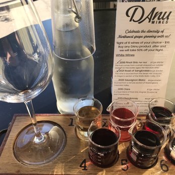 DAnu - How CUTE is this 16$flight? - Wine Tasting Room Near Me - Hillsboro, Oregon