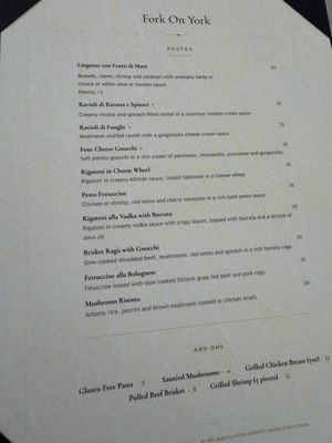 Menu photo 4 Fork On York Guelph, ON Menu photo 4 Fork On York Guelph, ON