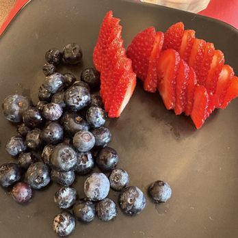 Half & Half - made a special fruit bowl with strawberries and blueberries - Sandwiches Near Me - Reading, Massachusetts