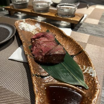 Leichi - Grilled beef tongue with yuzu sauce and powder - Japanese Near Me - Santa Clara, California Leichi - Grilled beef tongue with yuzu sauce and powder - Japanese Near Me - Santa Clara, California