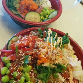 One Poke - Medium and large bowl with the works - Hawaiian Near Me - El Segundo, California