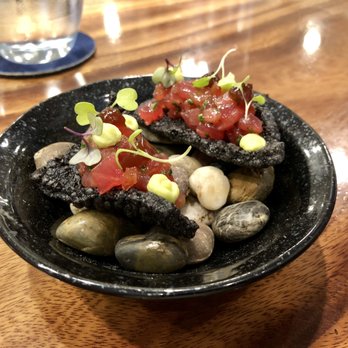 Senia - "Poke" Cracker - Cocktail Bars Near Me - Honolulu, Hawaii