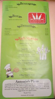 Menu photo 2 Antonio's Pizza New Kent, VA Menu photo 2 Antonio's Pizza New Kent, VA