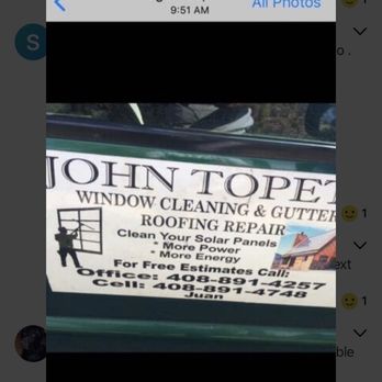 John Topete Roofing & Window Cleaning - His card - Roofing Near Me John Topete Roofing & Window Cleaning - His card - Roofing Near Me
