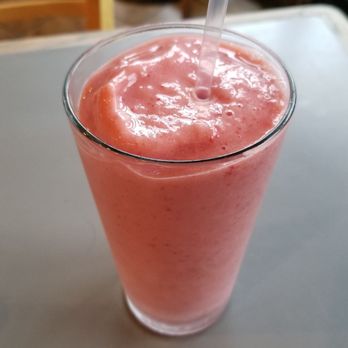Cafe Borrone - Strawberry and banana smoothie! I always get this - Breakfast & Brunch Near Me - Menlo Park, California