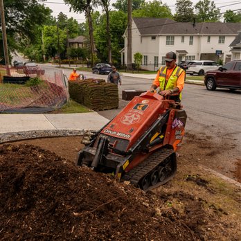 The Lawn Squad - Grading for Zeon Zoysia Sod Installation - Landscaping Near Me - White, Georgia