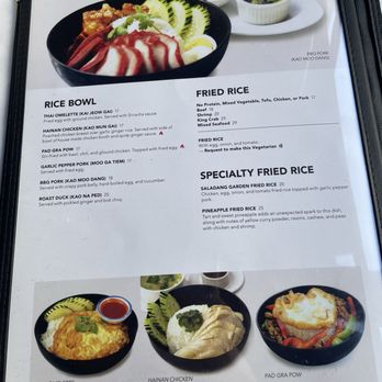 Saladang Garden - Rice Menu - Thai Near Me - Pasadena, California Saladang Garden - Rice Menu - Thai Near Me - Pasadena, California