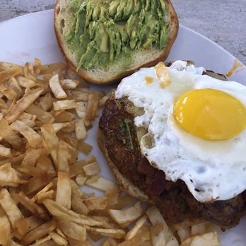 Toast Kitchen & Bar - Chorizo and beef breakfast burger - Breakfast & Brunch Near Me - Brea, California